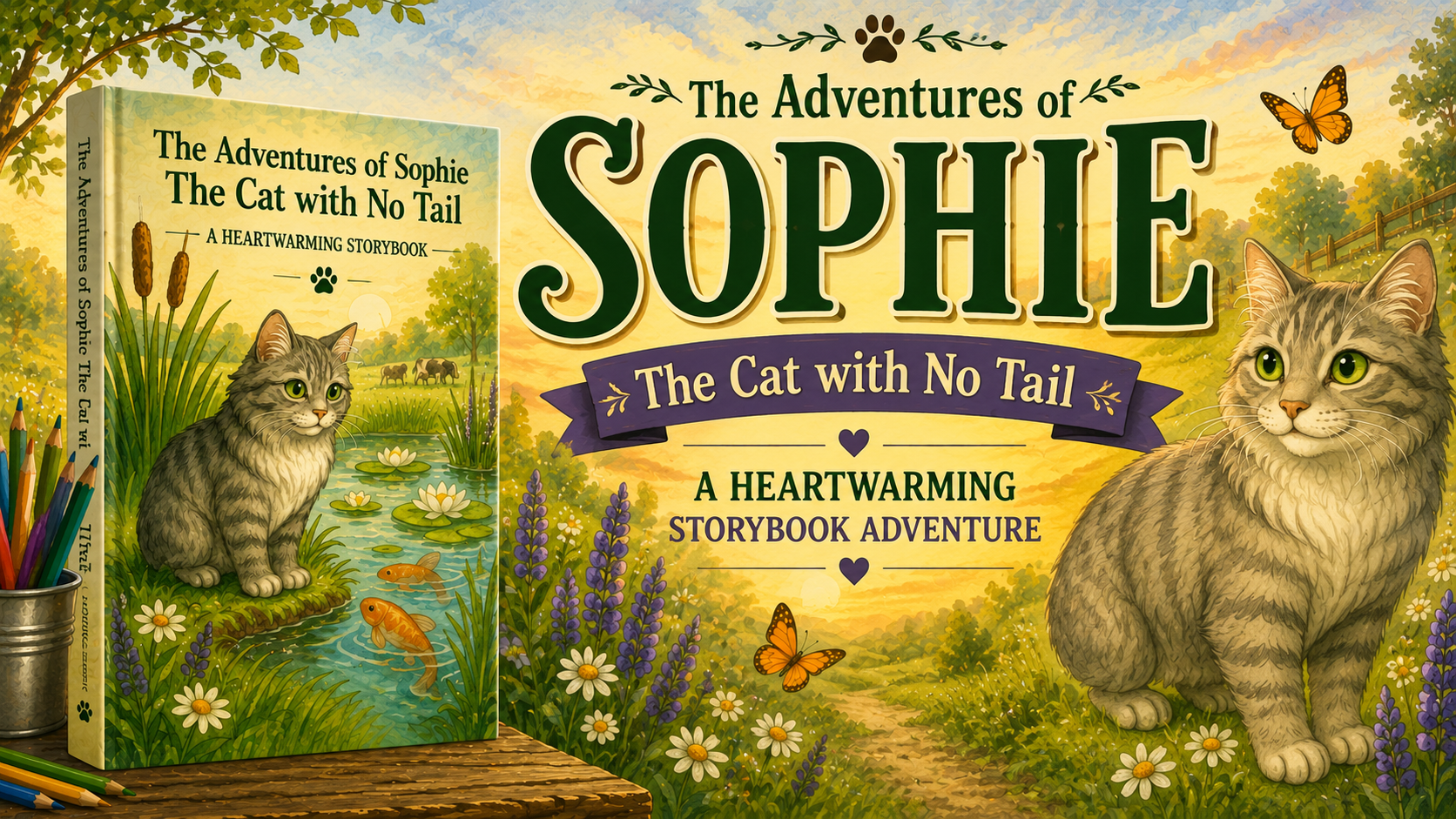 Sophie The Cat With No Tail - Book Collection