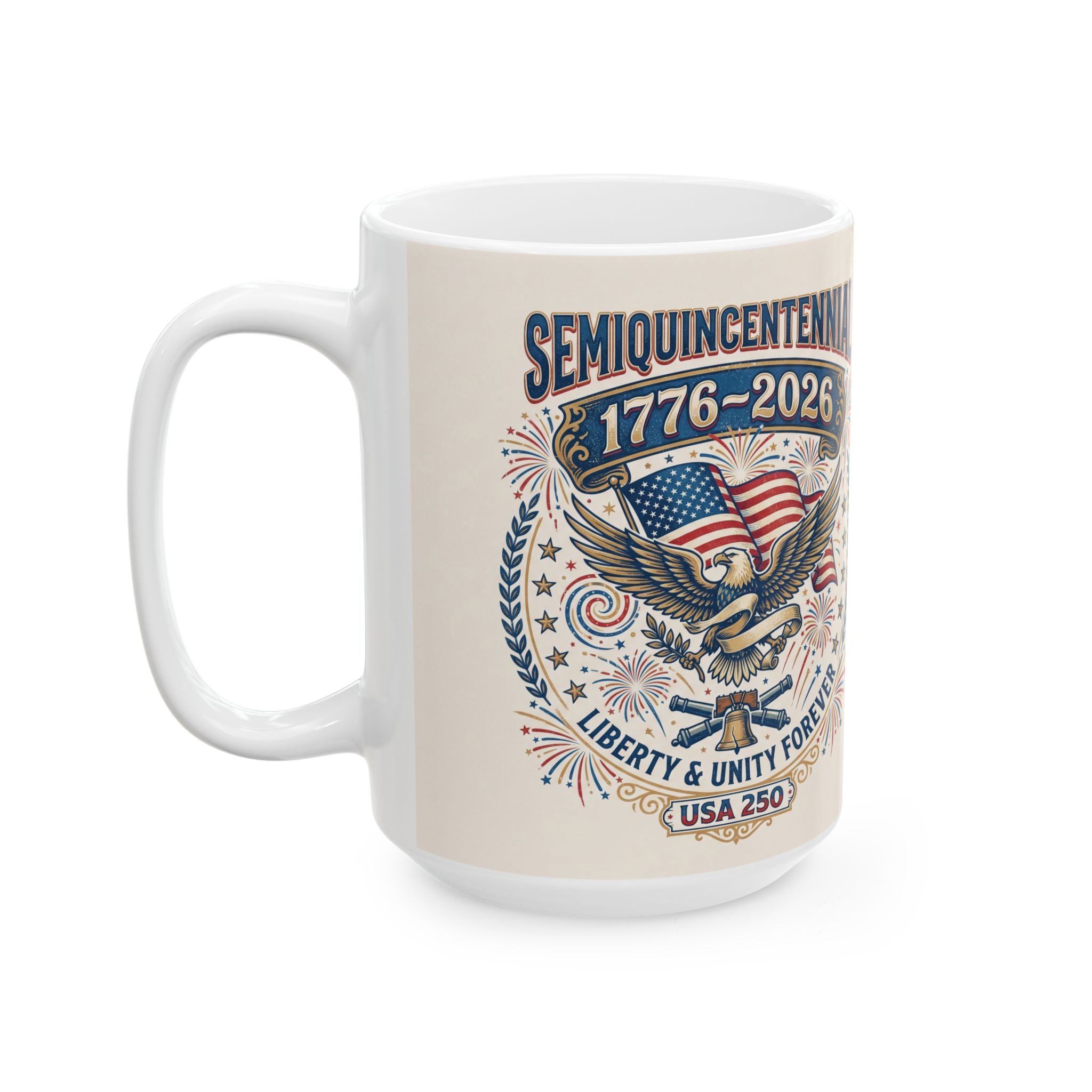 USA 250 Mug: Semiquincentennial Celebration 1776–2026