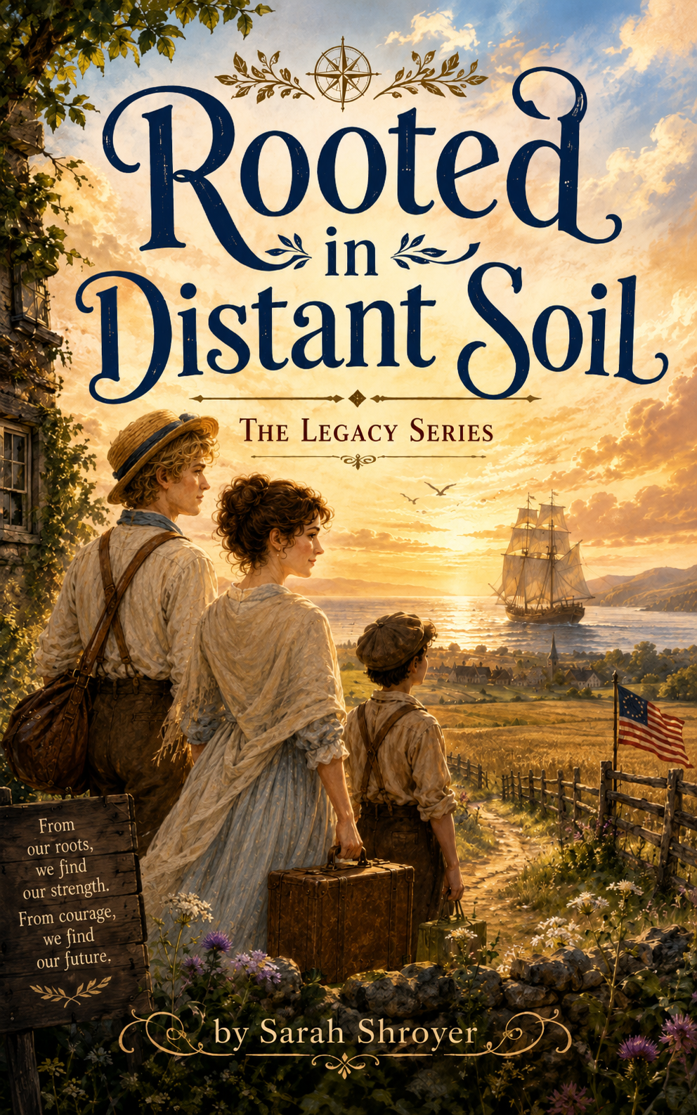 Rooted in Distant Soil: A Story of Family, Faith and New Beginnings (The Frontier Legacy) Paperback